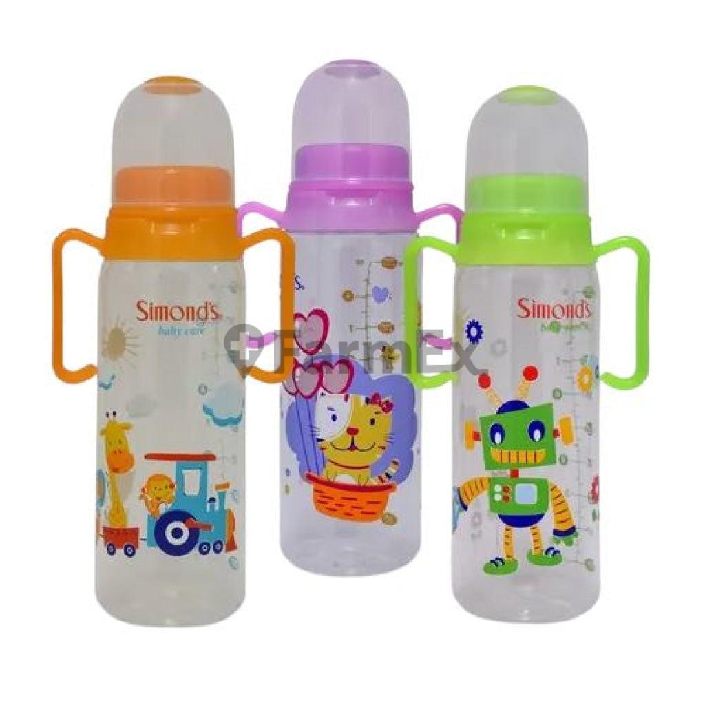 Mamadera Fansy Con Mango x 270 ml Simonds